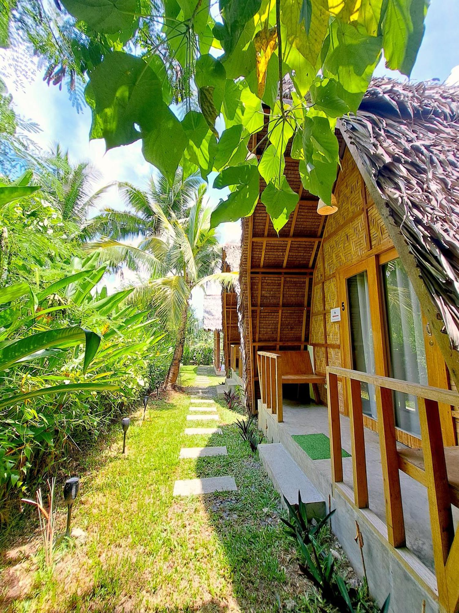 Вилла Triangle Palms Siargao Генерал-Луна Экстерьер фото